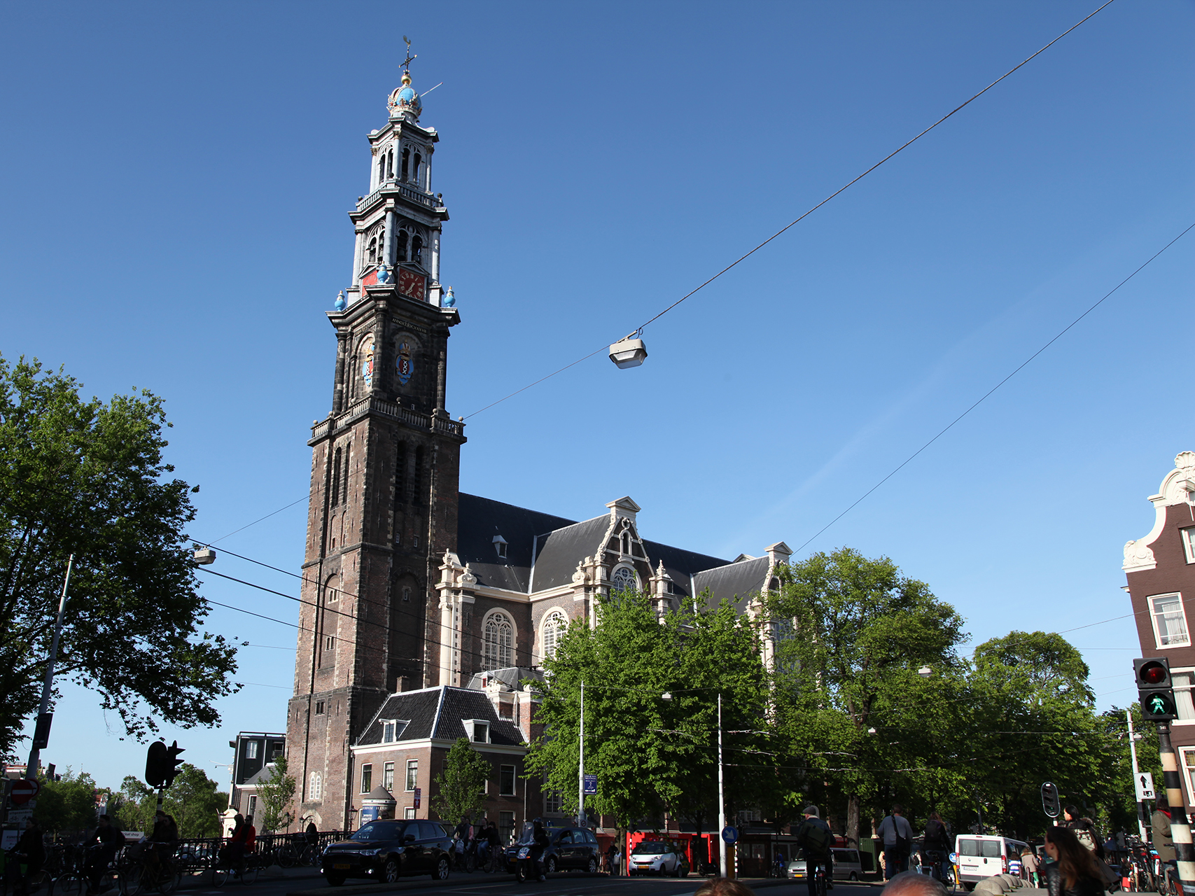 Westerkerk, built after Amsterdam turned Protestant